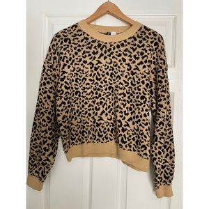 H&M Leopard Sweater